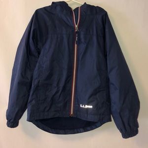 LL Bean kids rain coat 6x-7